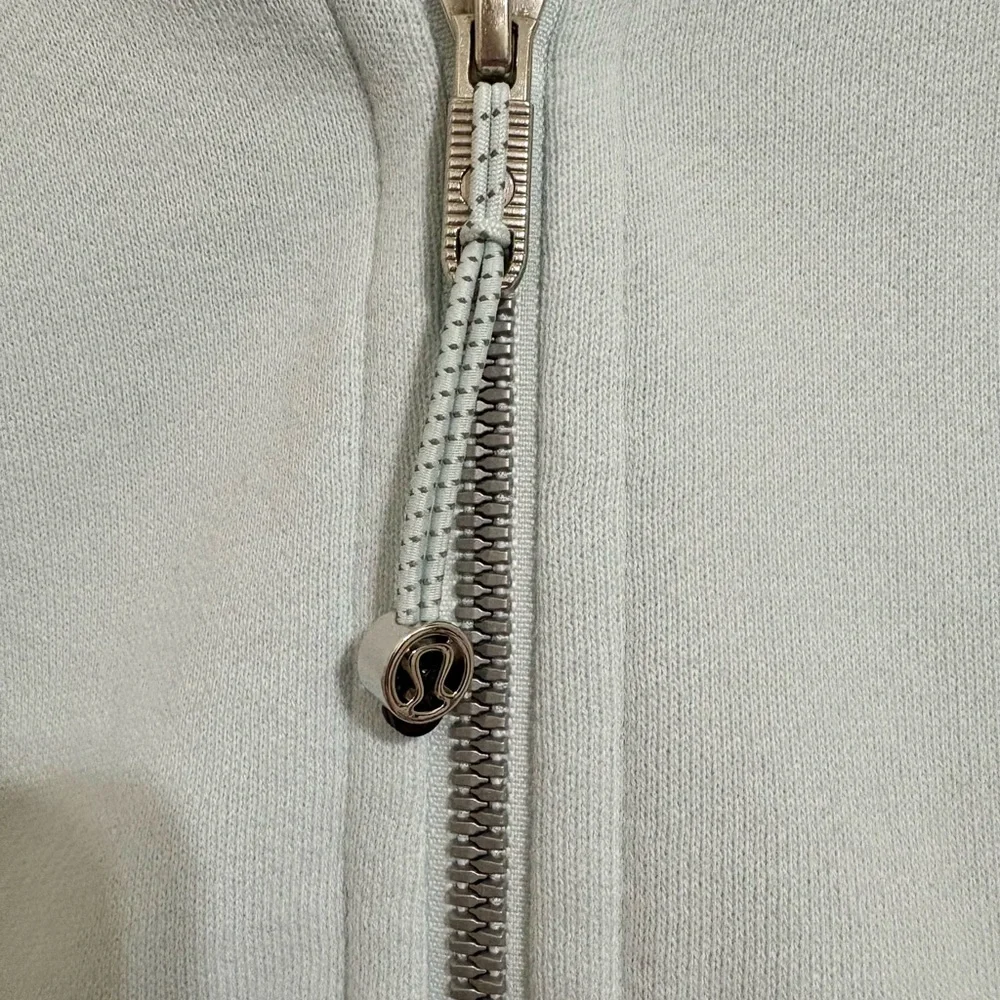 Lululemon Light Blue Scuba Zip Up - Picture 2 of 4